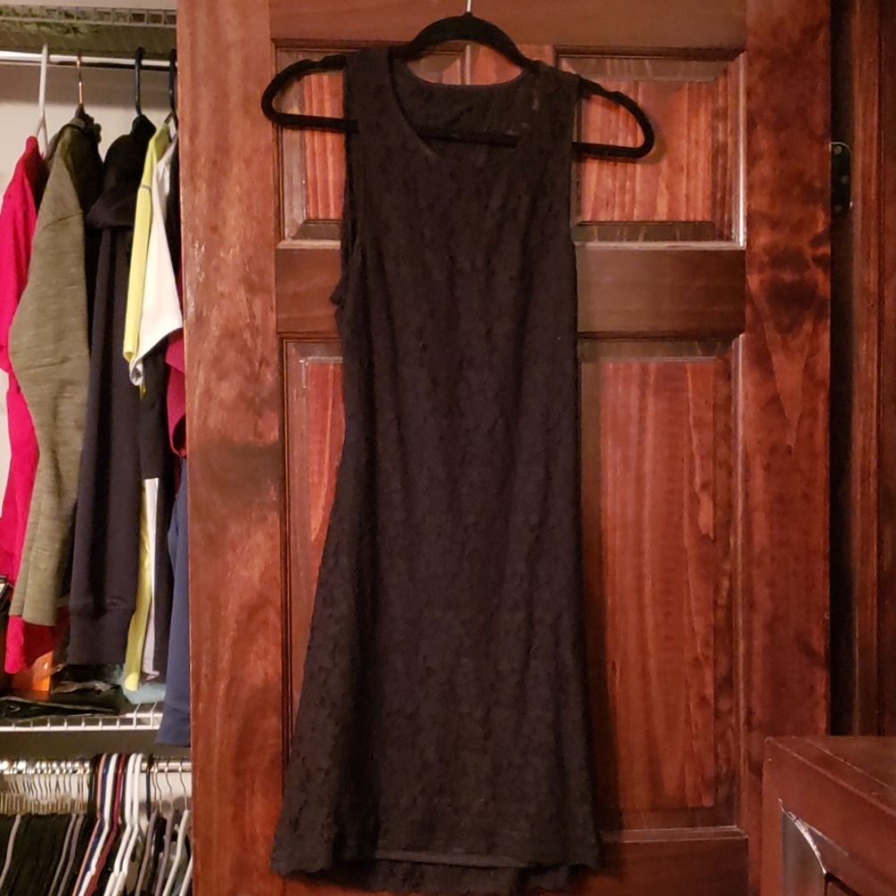 EUC Express Black Lace Dress